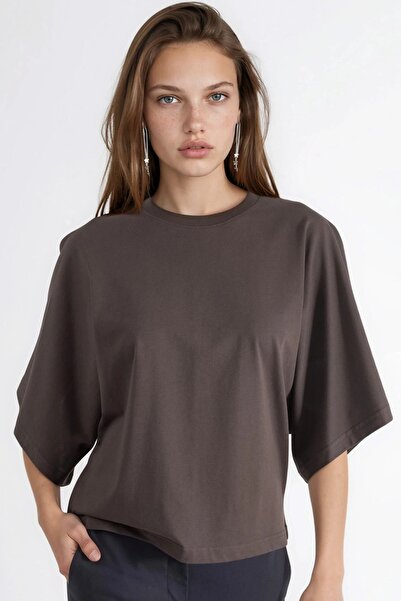 Hiccup Μπλουζάκι BUSEM oversized με λαιμόκοψη ποδηλάτου