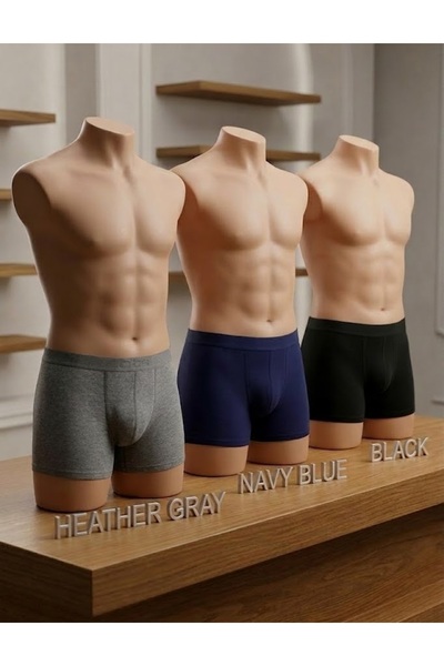 CSN CASANO Ανδρικά ελαστικά μποξεράκια Lycra 3 τεμαχίων