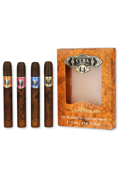 Cuba Paris Miniature men's perfume set, Miniatures, EDT, 4x5ml