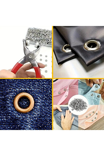 Alvo Store BUĞZ 200 ADET PASLANMAZ ÇELİK ÇITÇIT VE PENSE SETİ METAL ÇIT ÇIT M...