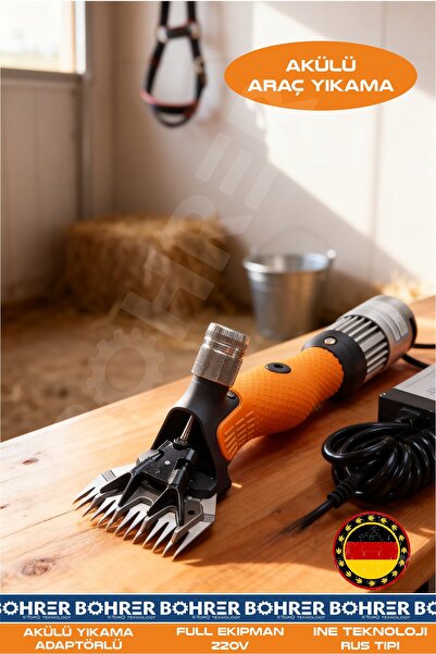 BÖHRER ELEKTRİKLİ YENİ MODEL RUS TİPİ KOYUN KIRKMA VE KIRPMA MAKİNESİ