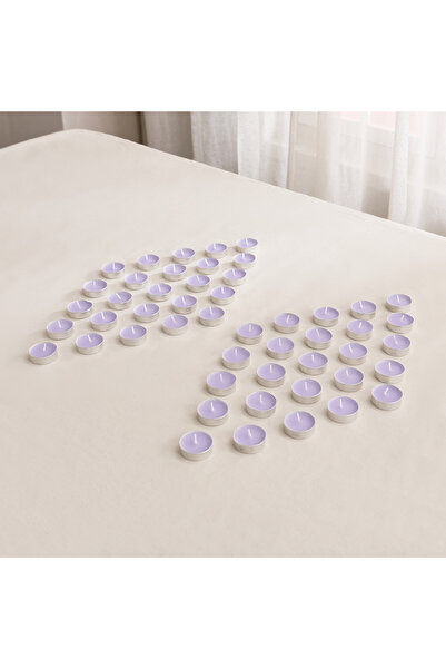 Home Box Qara Lavender Patchouli Tealight Candle - Set of 50