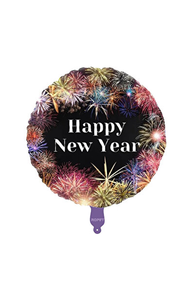 Ropet Foil Balloon Happy New Year, 45cm, multicolored