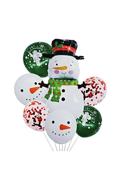 Ropet Set of 7 balloons, Christmas, Snowman, 30 - 90cm