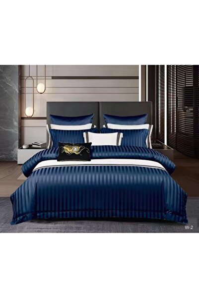 Super Design Pucioasa Damask Duvet Cover Set with Stretchy- Set of 6 pieces. ...