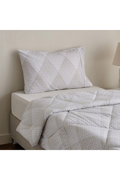 Home Box طقم لحاف قطن مطبوع من قطعتين من مالطا كارا - مقاس مزدوج 160×220 سم