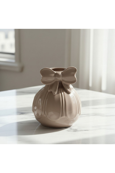 Home Box Umber Sinatra Vase - 16x16x20 cm