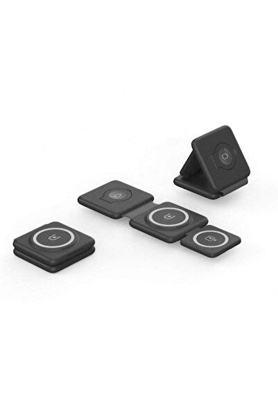 Circuit4Life Stație de încărcare wireless magnetică 3 în 1 – Încărcare rapidă...