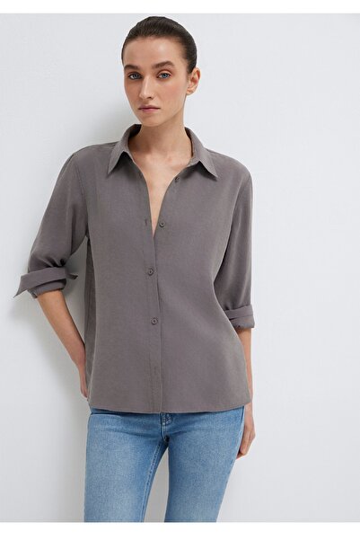 Mavi ( تينسيل ) قميص نسائي من مزيج الليوسييل بقصة عادية