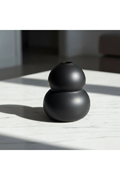 Home Box مزهرية سيراميك صغيرة من سانسا روما - 8.5x8.5x9.5 سم