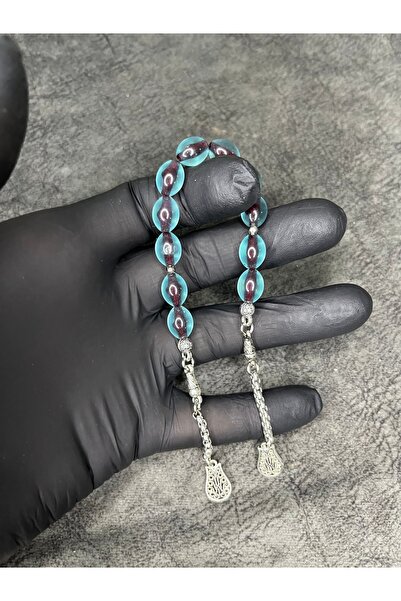 Mos Tespih Zaza Sallamalık Mărgele de rugăciune din chihlimbar, culoare fum, ...