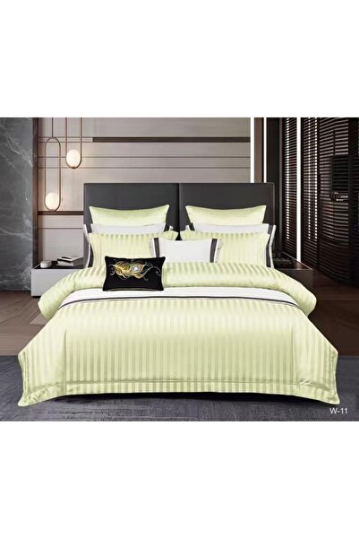 Super Design Pucioasa Damask Duvet Cover Set with Stretchy- Set of 6 pieces. ...