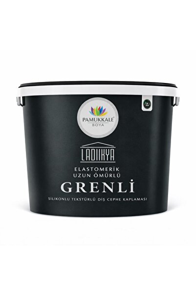Pamukkale Laodikya Silikonlu Grenli Dış Cephe Kaplaması 25 Kg Ral 7016 Antras...