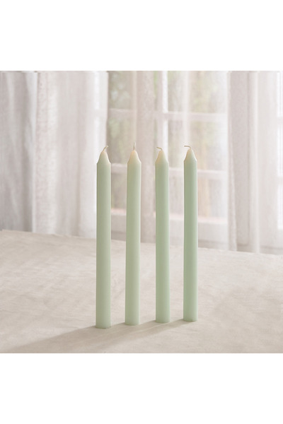 Home Box شموع كارا المخروطية برائحة المسك والفاوانيا - مجموعة من 4 قطع