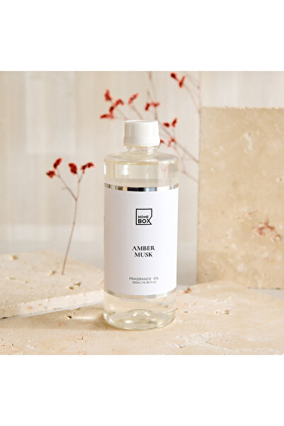Home Box Amber Musk Fragrance Oil in Pet Bottle - 500 ml