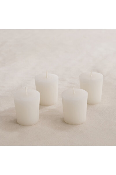 Home Box مجموعة شموع نذرية معطرة برائحة الفانيليا والياسمين من كارا - 4 قطع