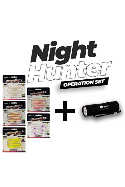 Night Hunter Silikon Yem Seti