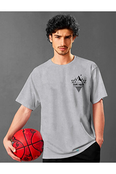 SUNFREE GEOMETRIJSKA PLANINARSKA MAJICA B Štampano B okrugla kragna O Oversiz...