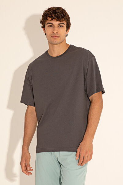 U.S. Polo Assn. Tricou Bărbați Pe Gri Petrol Oversize