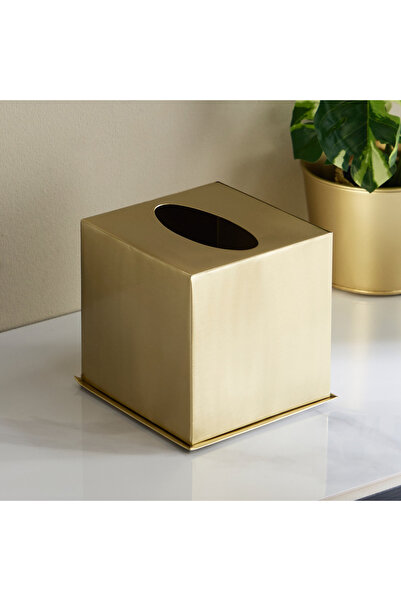Home Box Verve Metal Tissue Holder - 13x13x15 cm