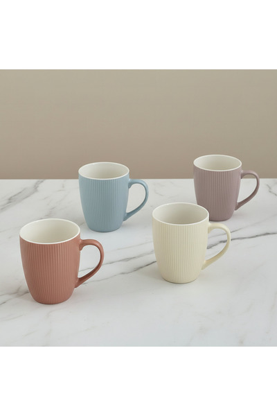 Home Box Joanna 4-Piece Coffee Mug Set - 350 ml
