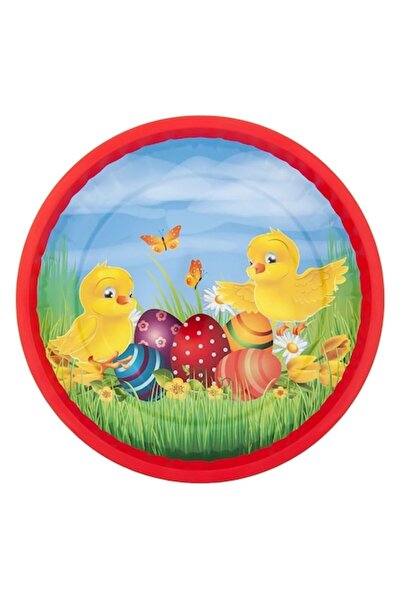 OEM Decorative Easter Plate Metal Chick Model Ø26cm