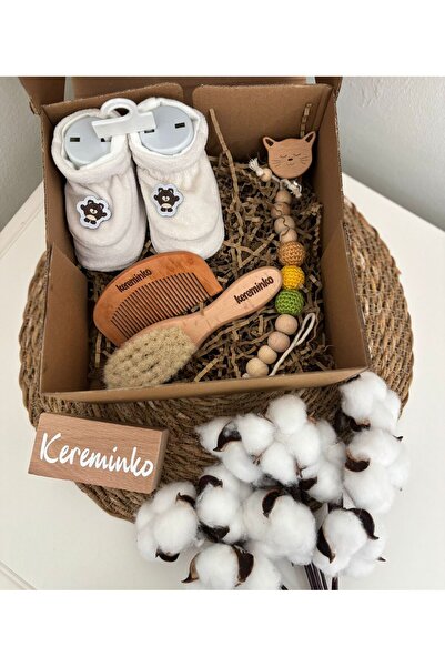 Kereminko Bebek هدية الترحيب بالمولود - مجموعة هدايا لحديثي الولادة من الجنسين
