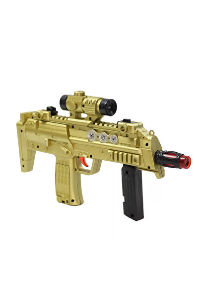düşler oyuncak dünyası Gold Seri Işıklı Sesli Oyuncak Tüfek - 32 cm Dürbünlü ...