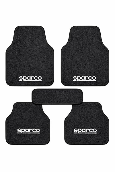 Smart Garage Tofaş Şahin uyumlu sparco yazılı Füme Oto Paspas Halı Seti - Her...
