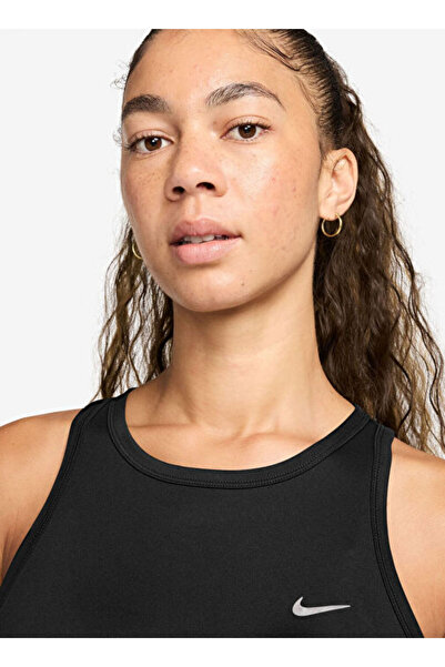 Nike Nikeblack Women's Regular Fit Tank Top Hv8910-010 W Nk Tempo Nvlt Df Tank