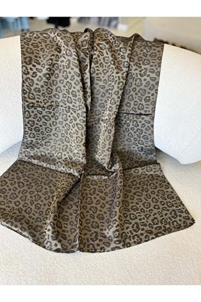 MRM MERAM BUTİK İPEKSELİ LEOPAR DESEN JAKAR ŞAL - 2