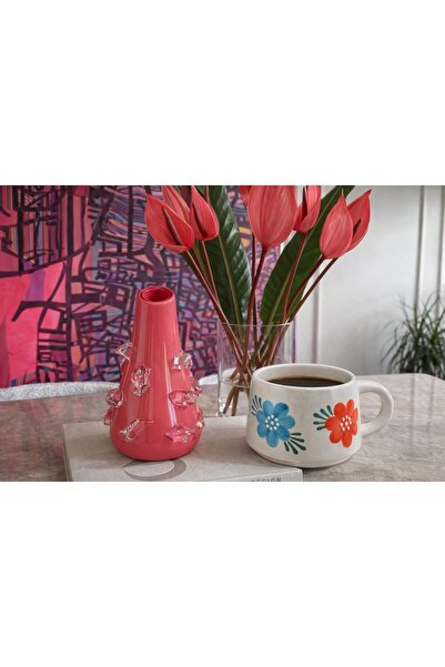 Casa Plus Classic Stylized Flower Mug 200ml