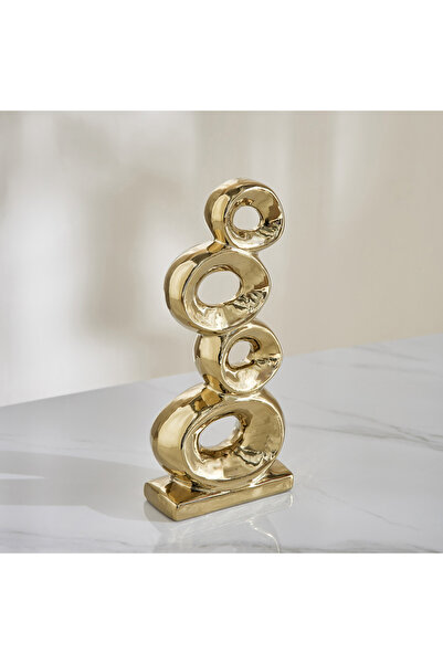 Home Box خاتم سيراميكي من تصميم سانسا ديوك، قطعة ديكور للطاولة - 14 × 5.5 × 3...