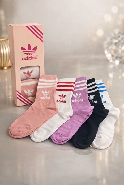adidas Set of 5 Pairs of Socks, Super Comfortable, Soft and Comfortable Material