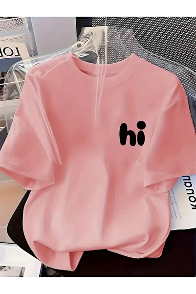 FUFLUNS Printed Unisex Women'S/Men's Oversize Crewneck T-Shirt