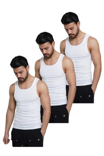 Livik Мъжки втален спортен потник от ликра с ребрена плетка и халтер яка, изг...