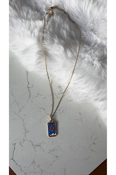 STELLE Red Sun Tarot Necklace