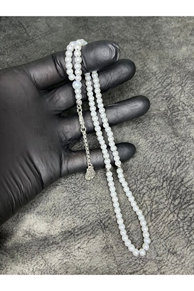 Mos Tespih 99' Bureaucrat Size Glass-Coated Pearl High-End Prayer Beads