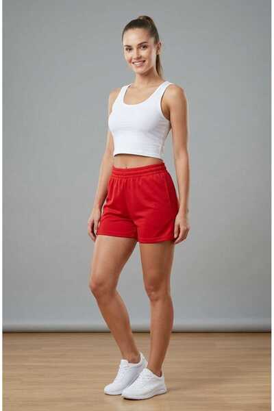 Lerix mod شورت صيفي نسائي من ليريكس مود بخيطين بدون زخرفة