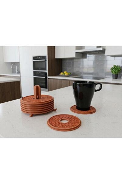 OEM Set 6 x Coaster - Suport Rotund Pahare Design Japonez