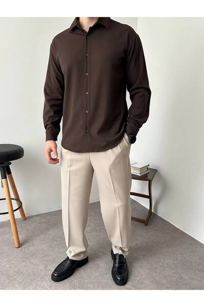 BYATA MENS STYLE Men's Long Sleeve Lycra Shirt