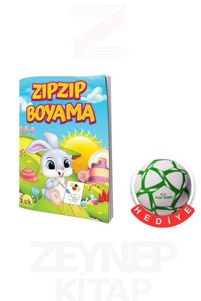 Nesil Çocuk Yayınları Zıpzıp Boyama (Futbol Topu Hediye)