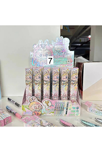 1way Gel pens decorated with cartoon characters