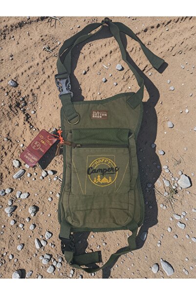 Old Cotton Vintage Shabby Cotton Design Motor Treekking Waist Leg Daily Large...