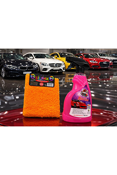 TRAX HIZLI CİLA (AYNA ETKİSİ SÜPER PARLAKLIK) VE ÇİFT TARAFLI CİLA BEZİ