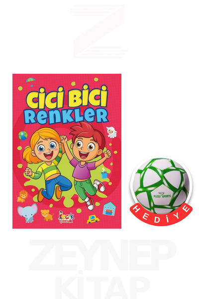 Nesil Çocuk Yayınları Cici Bici Renkler (Futbol Topu Hediye)