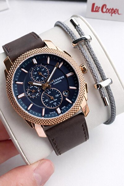 Lee Cooper Leather Cord Inactive Internal Functions 5 Atm S Water-Resistant M...