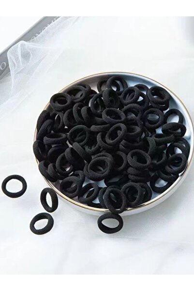 SELUVİA 24 Pieces of Small Towel Rubber Hair Ties – Mini Hair Ties Soft Stret...