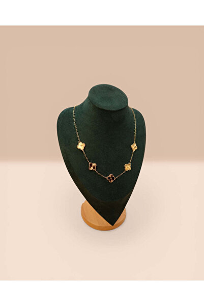 LYNORO Colier Van Luxy Gold Damă Placat cu Aur 18K