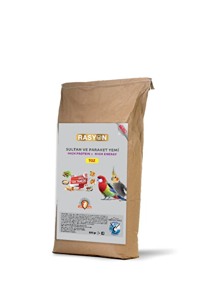 delta rasyon Sultan Papağanı & Paraket Omegalı Toz Yem - 20 KG Omega Destekli...
